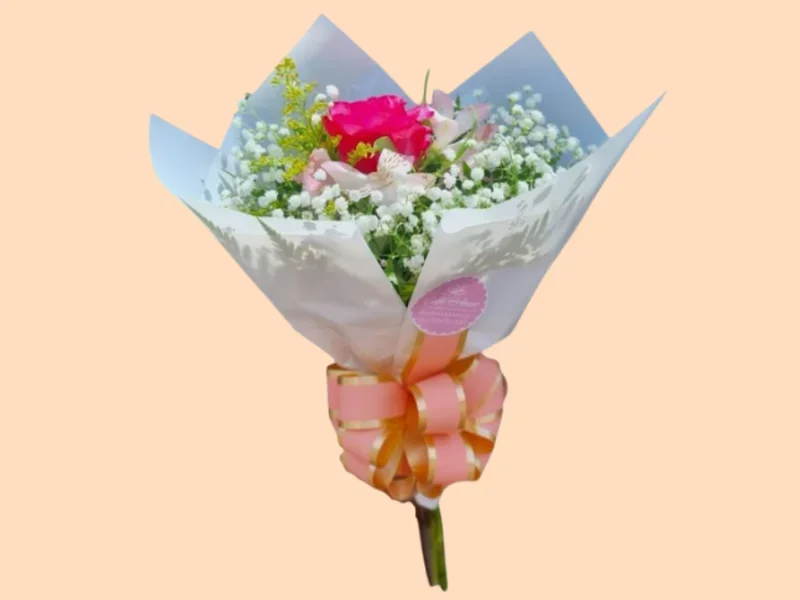 Buquê 1 Rosa Vermelha