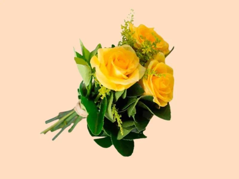 3 Flores Amarelas